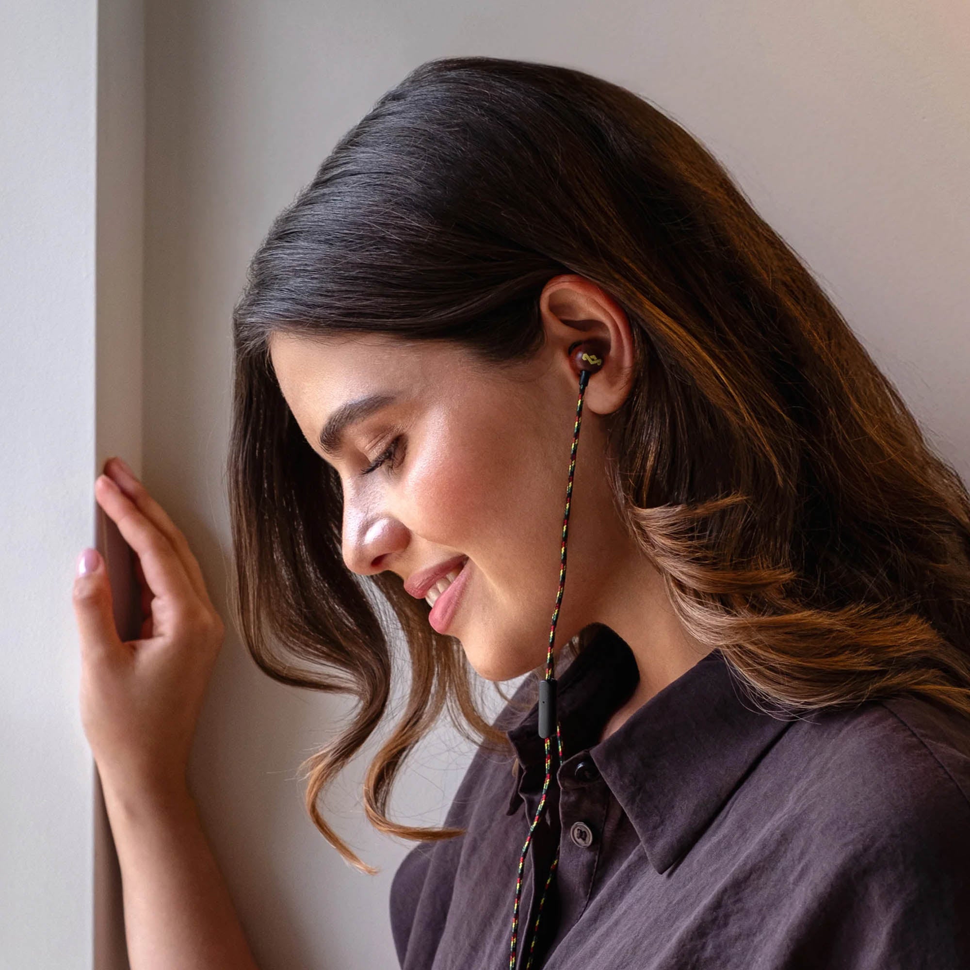 House of Marley Smile Jamaica USB-C Earbuds - Rasta - 15-15611