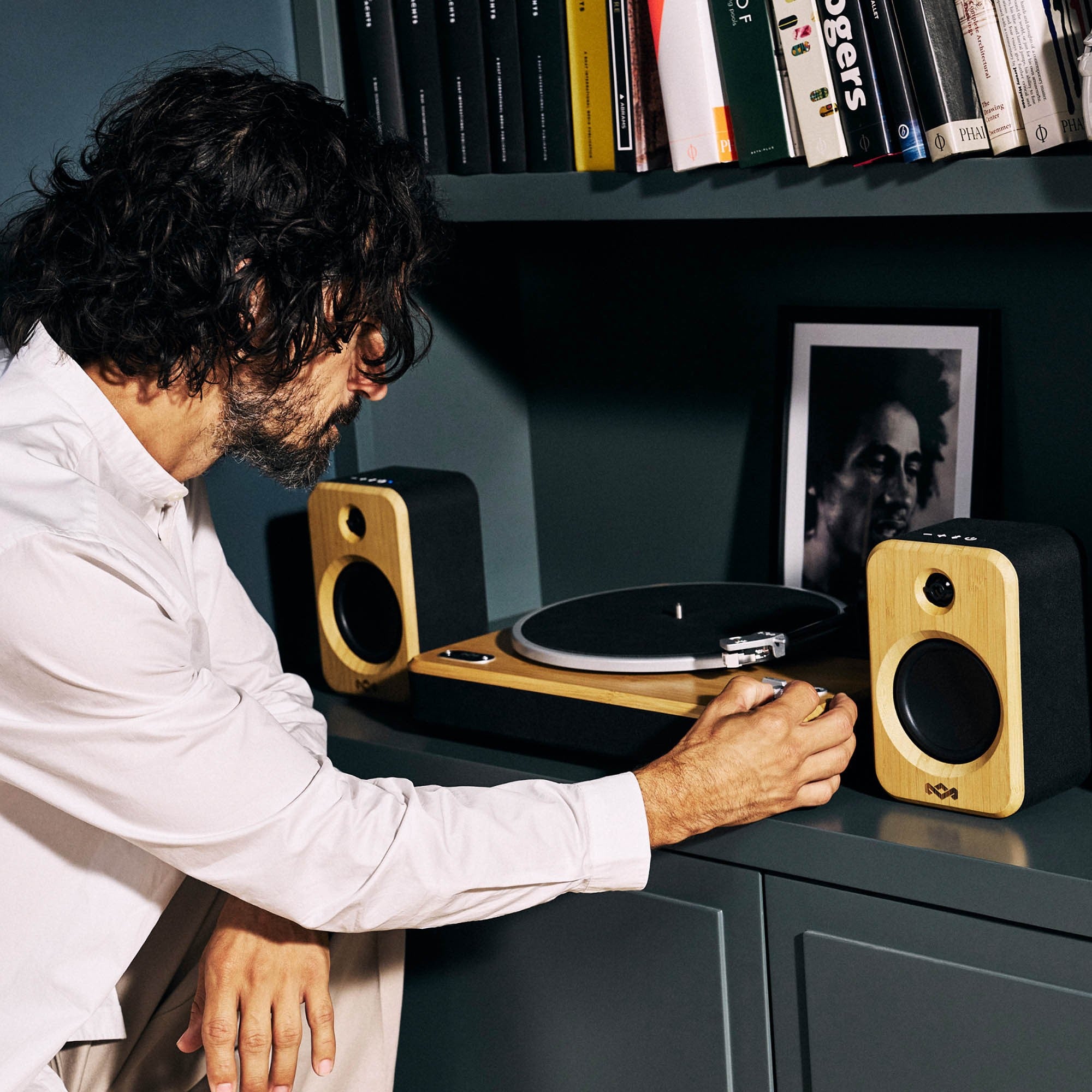 House of Marley Get Together Duo 2 BT Speakers - Black - 15-15616