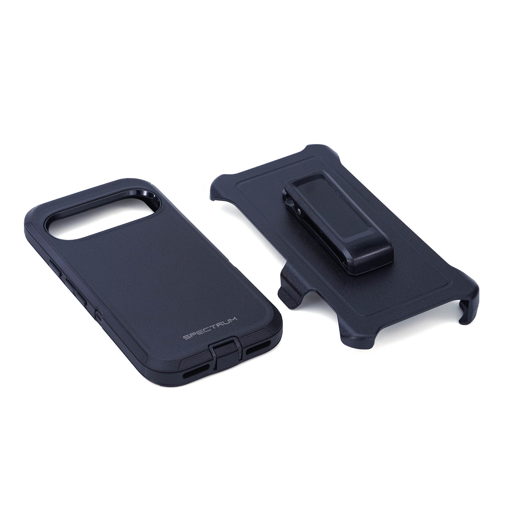 Google Pixel 10/10 Pro/9/9 Pro SPECTRUM Prime + Holster Case - Black - 15-15693