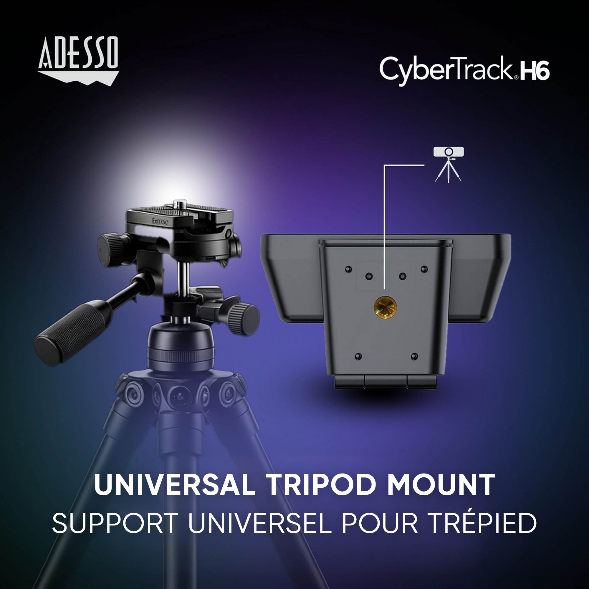 Adesso 4K Ultra HD Fixed Focus Webcam w/Microphone & Privacy Shutter - 15-15804