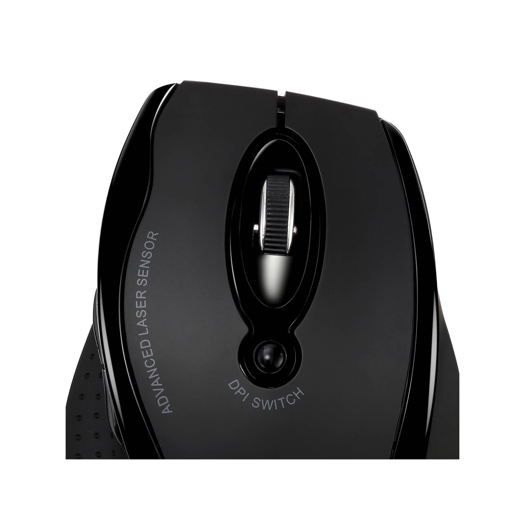Adesso Wireless Ergonomic Laser Mouse - 15-15807