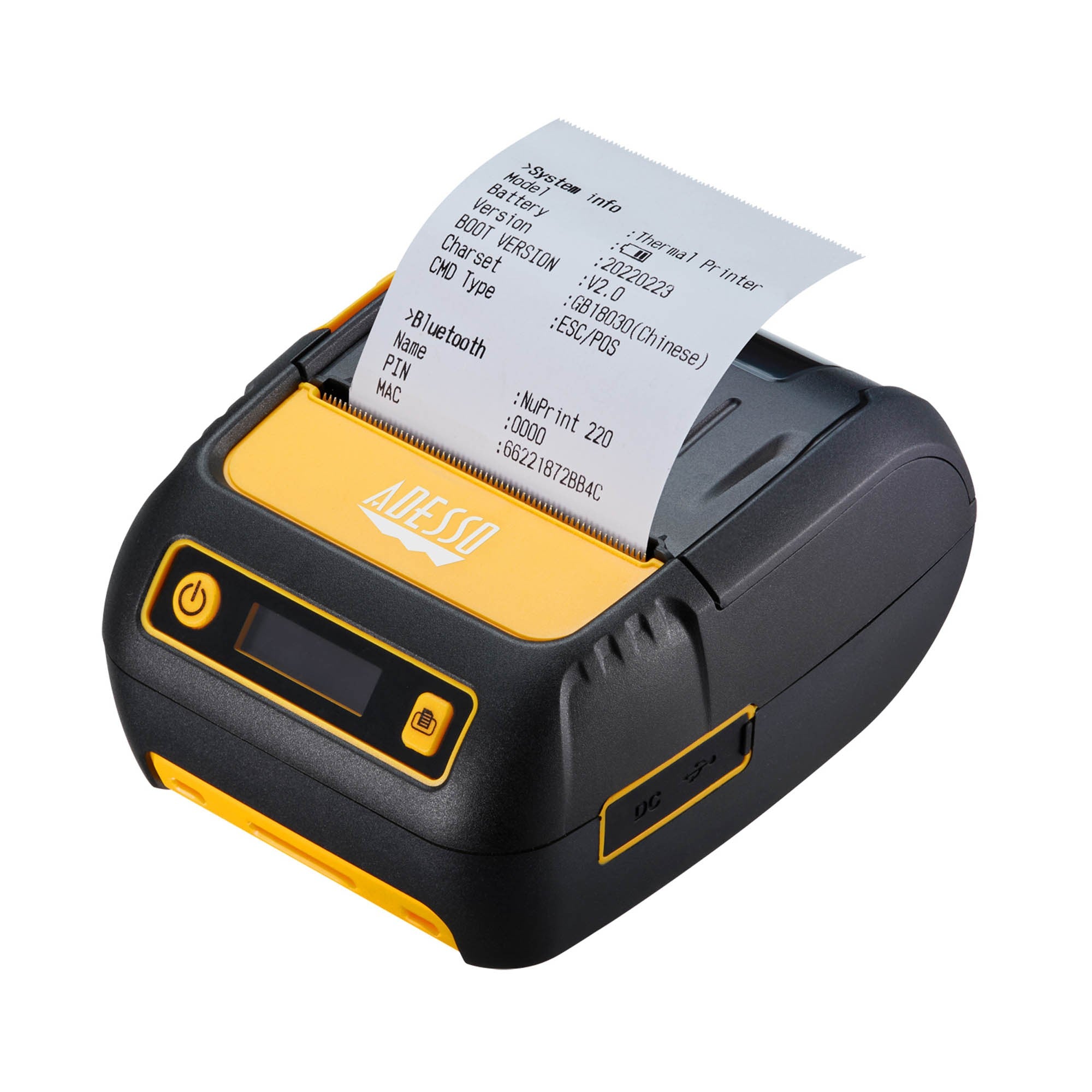 Adesso Bluetooth Thermal Receipt Printer 58mm - 15-15811