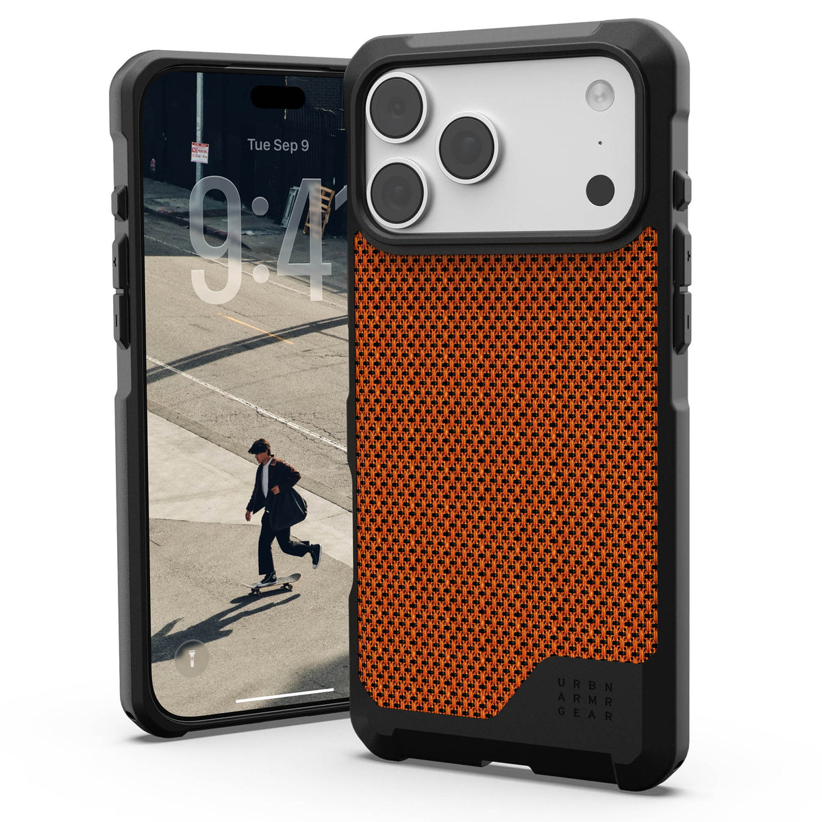 iPhone 18 Pro Max/17 Pro Max UAG Metropolis LT Magsafe Case - Kevlar Burnt Orange - 15-15876