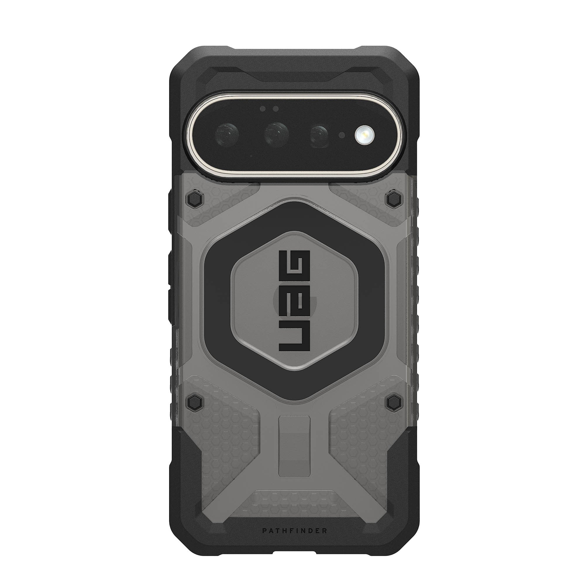 Google Pixel 11/11 Pro UAG Pathfinder Clear w/Magnet Case - Ash/Black - 15-15905