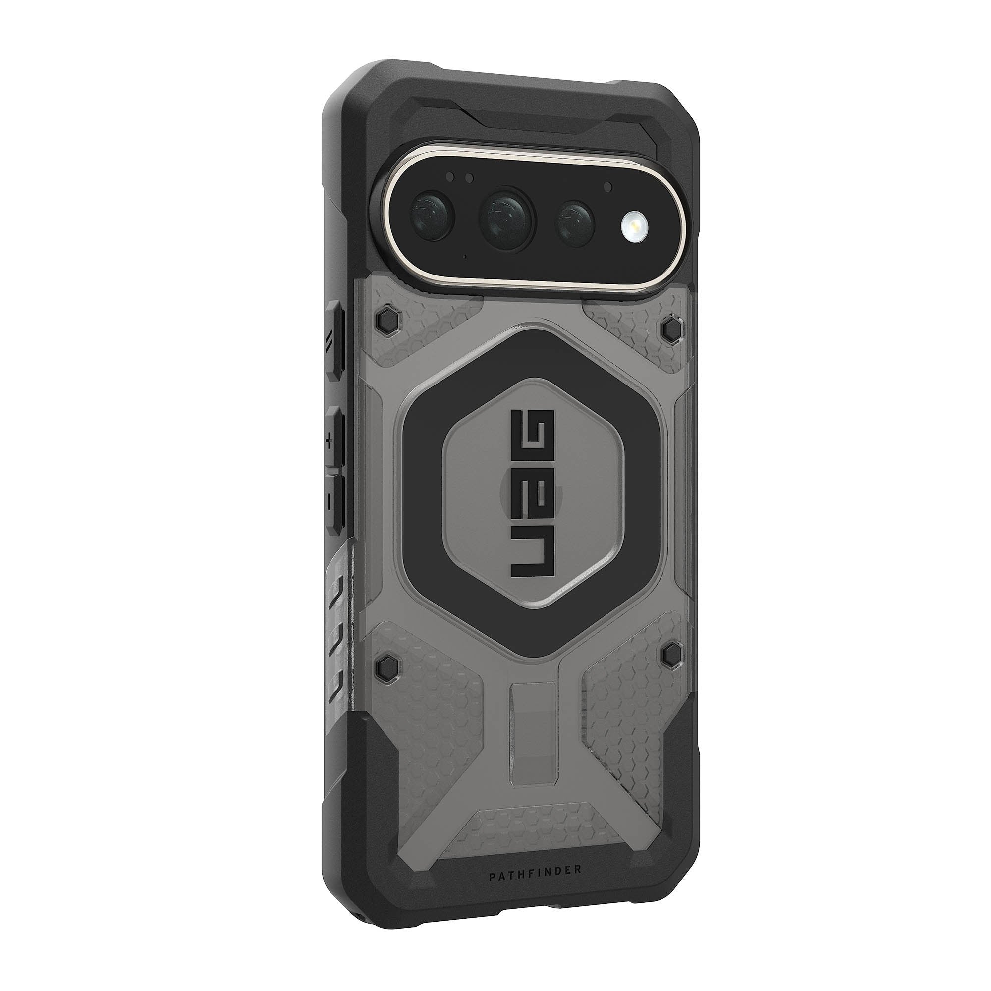 Google Pixel 11/11 Pro UAG Pathfinder Clear w/Magnet Case - Ash/Black - 15-15905