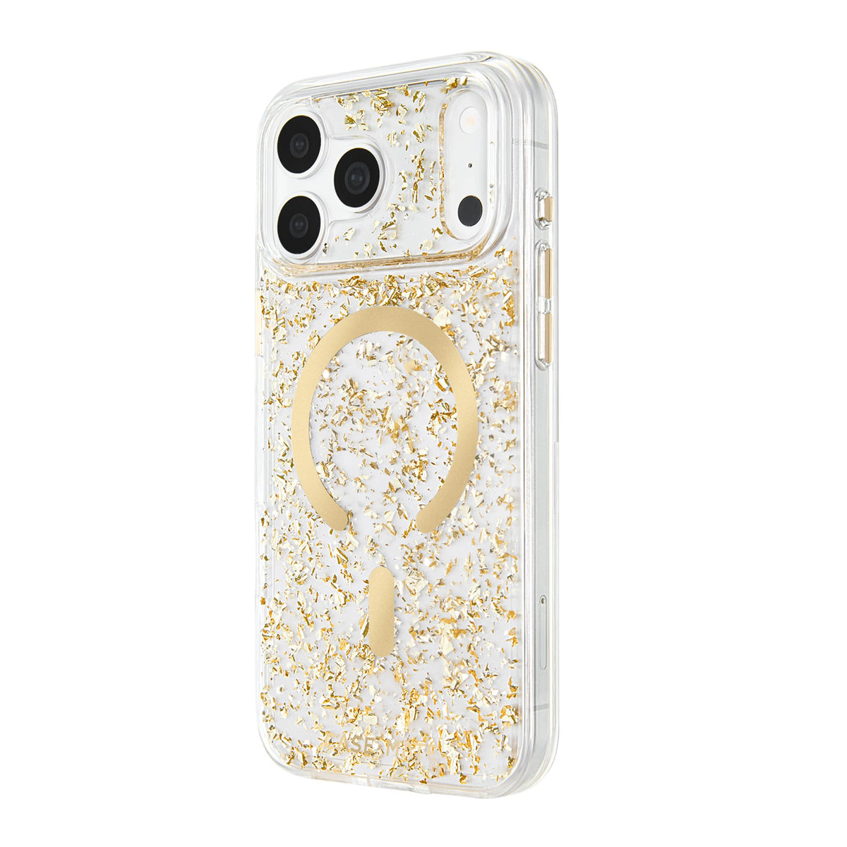 iPhone 18 Pro/17 Pro Case-Mate Karat Flakes MagSafe Case - Gold - 15-15916