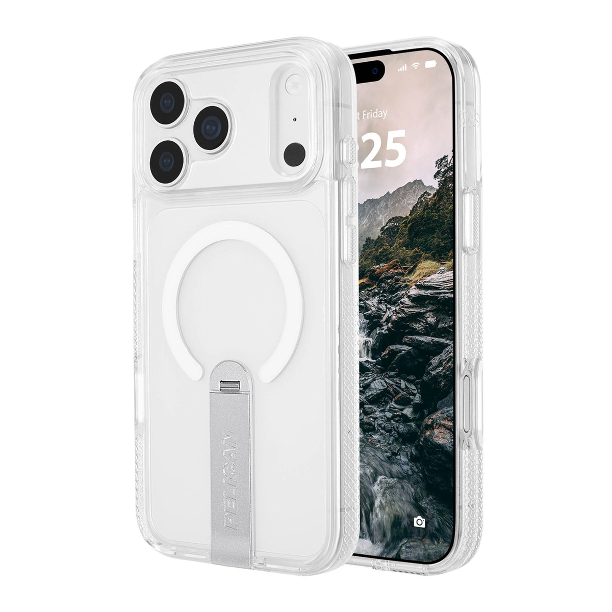 iPhone 18 Pro/17 Pro Pelican Protector MagSafe w/Stand Case - Clear - 15-15918