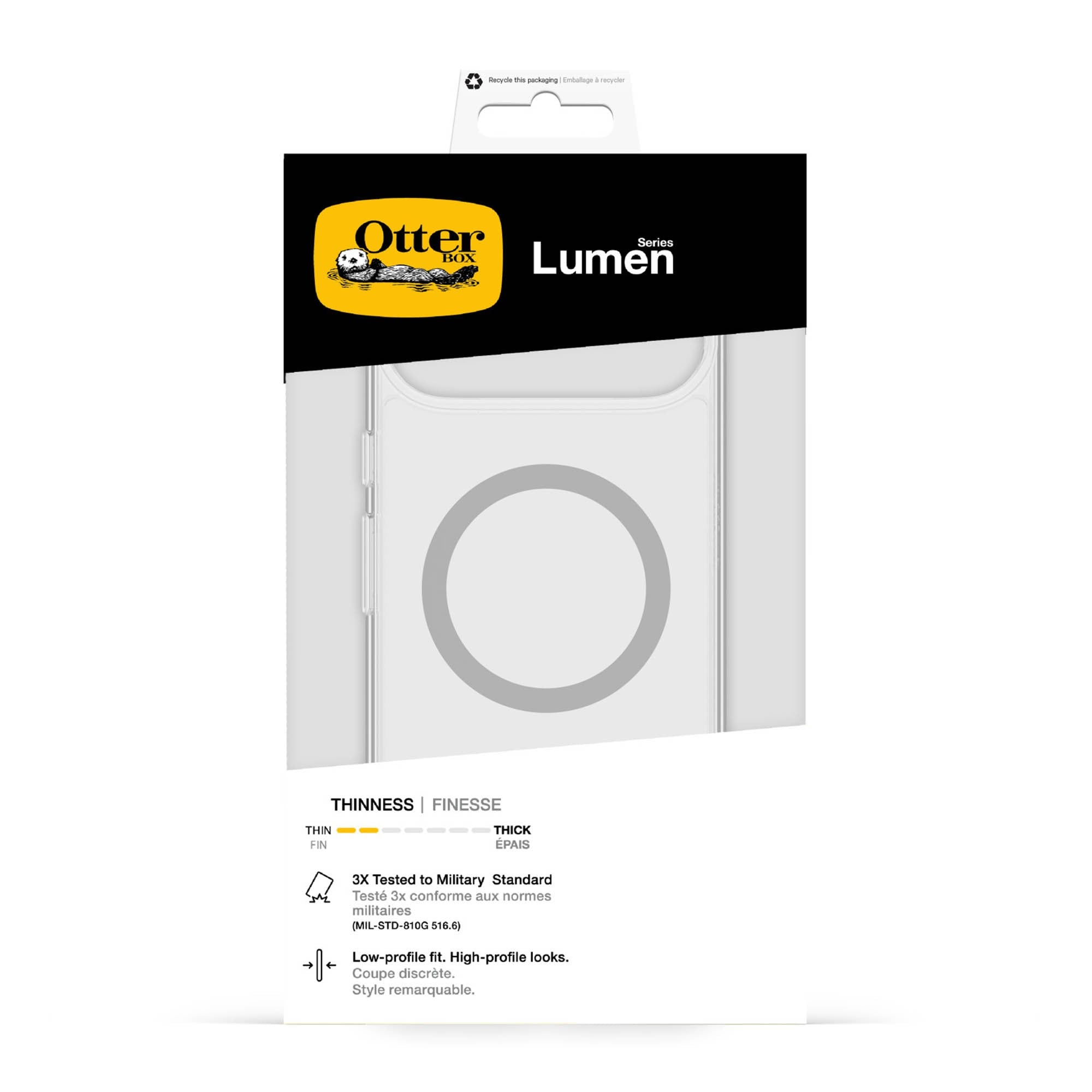 Google Pixel 11 Pro XL Otterbox Lumen w/Magnets Case - Clear/Blue - 15-15969