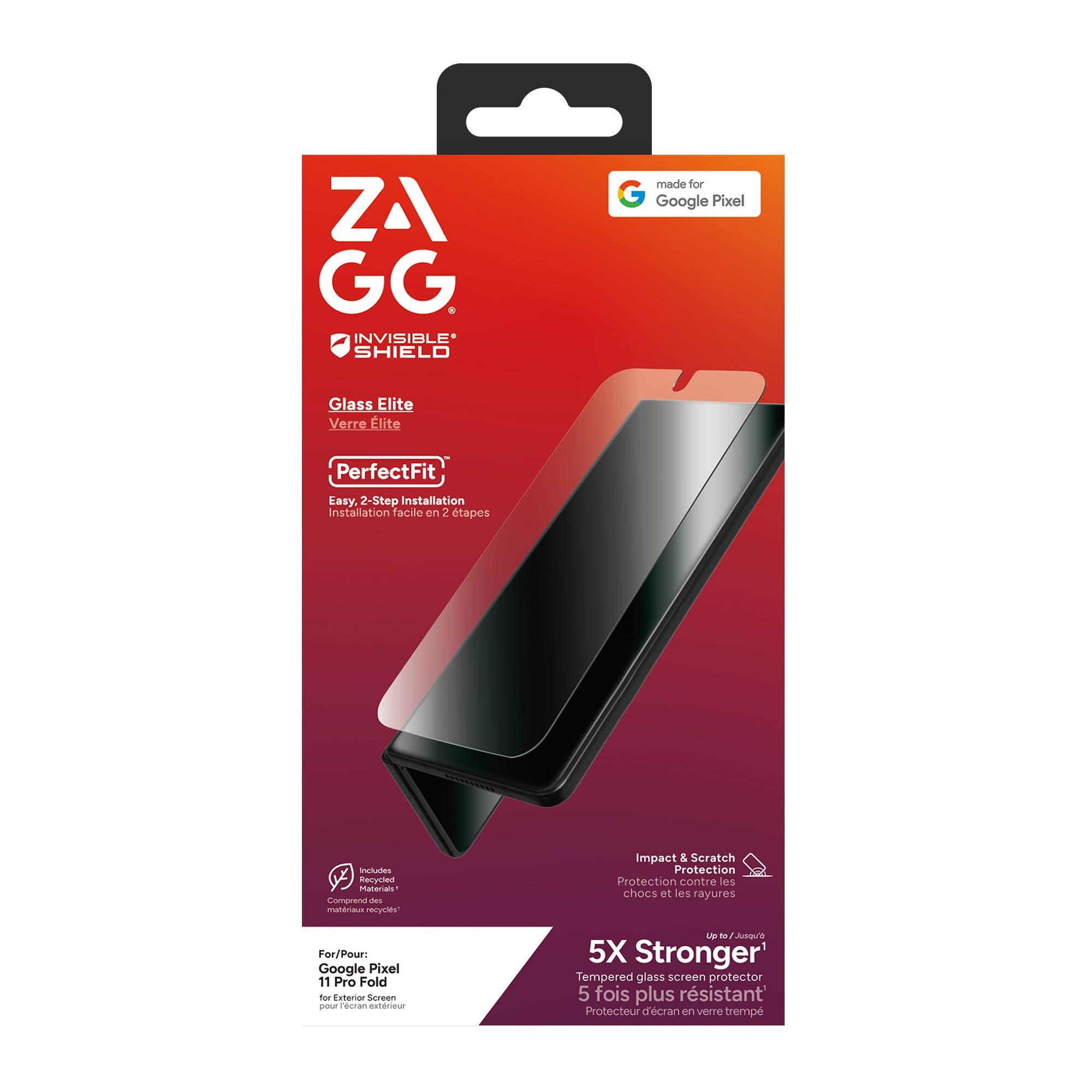 Google Pixel 11 Pro Fold ZAGG InvisibleShield Glass Elite Screen Protector - 15-16081