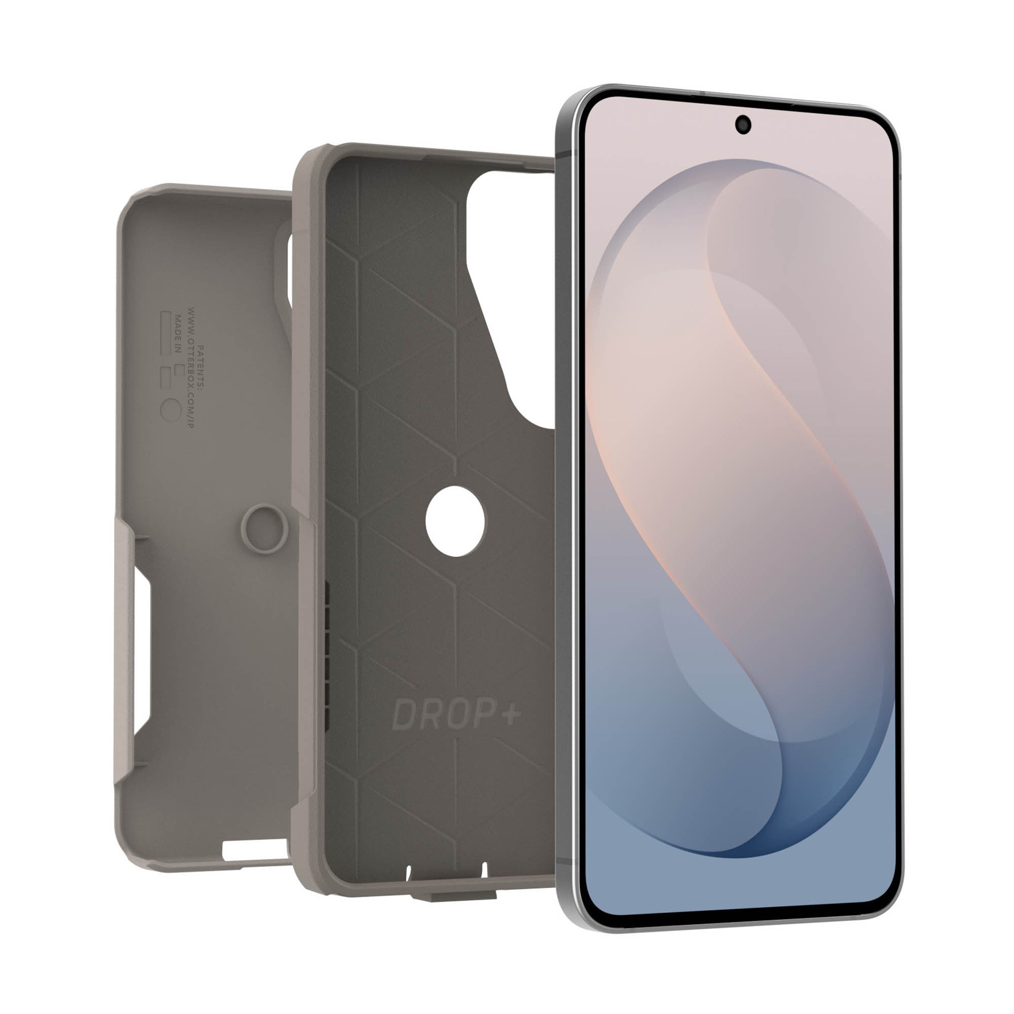 Samsung Galaxy S26 FE Otterbox Commuter Case - Grey Comfort - 15-16177