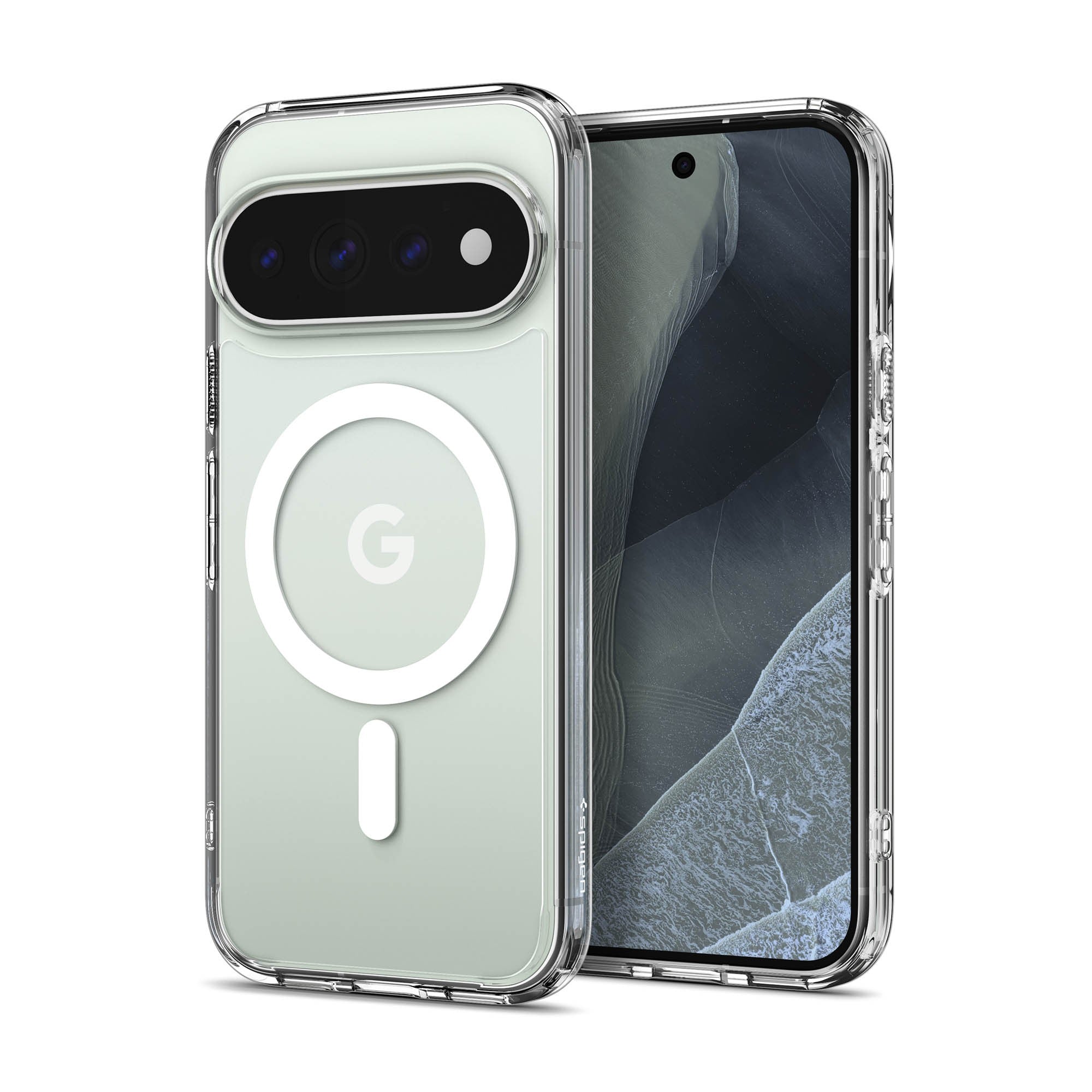 Google Pixel 11 Pro XL Spigen Ultra Hybrid Magfit - Clear White - 15-16375