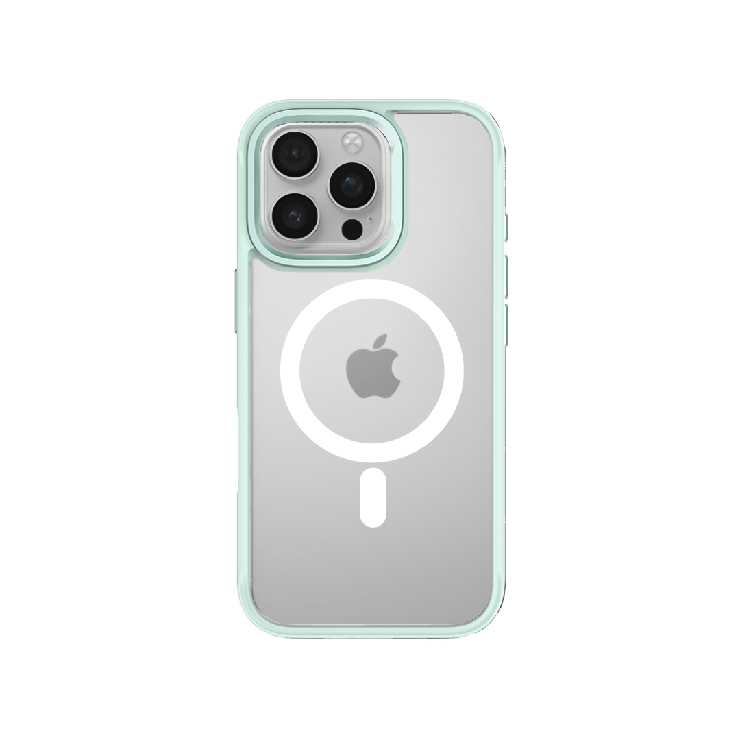 iPhone 16 Pro Swappable Custom Case Magsafe (Green Frame)