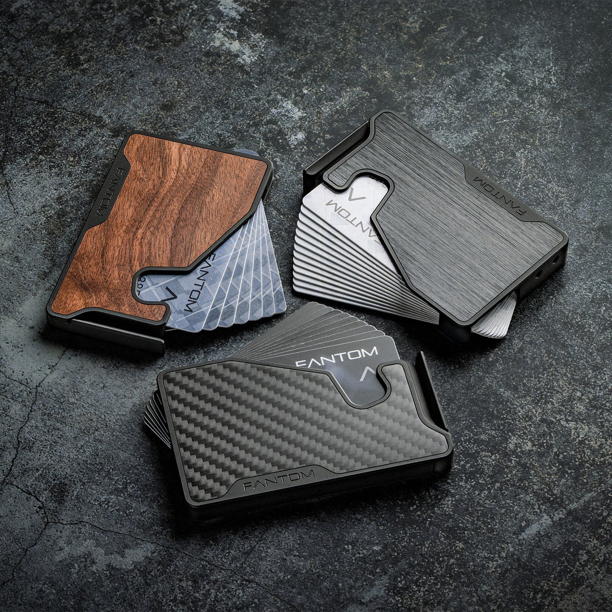 FANTOM M Pro - Carbon Fiber Slim Magsafe Wallet (5-10) Cards