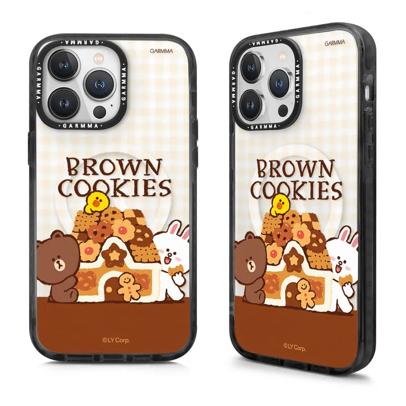 iPhone 15 Series GARMMA Line Friends Cookie Friends MagSafe Case