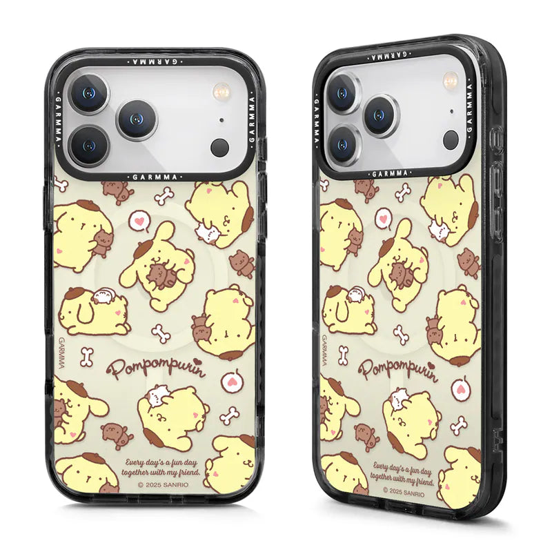iPhone 17 Series GARMMA Sanrio Pompompurin Pet and Bone Case MagSafe