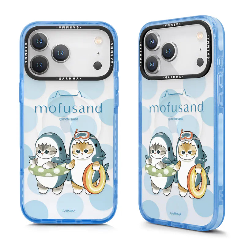 iPhone 17 Series GARMMA Mofusand Twin Shark Case MagSafe