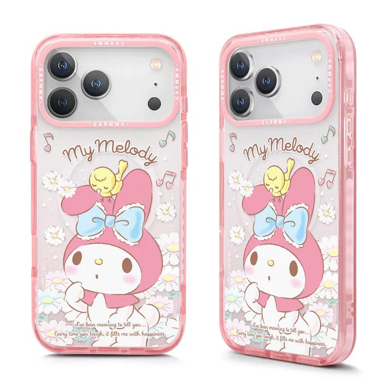 iPhone 17 Series GARMMA Sanrio My Melody White Flower Case MagSafe