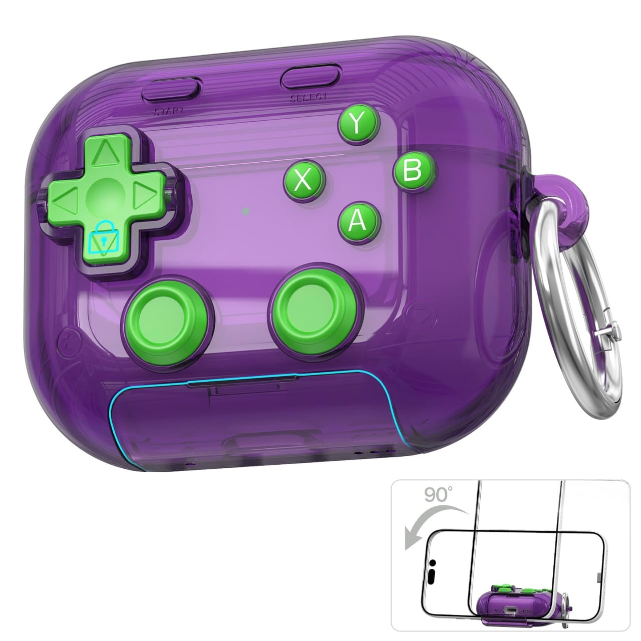 AirPods Game Console Design Transparent Case