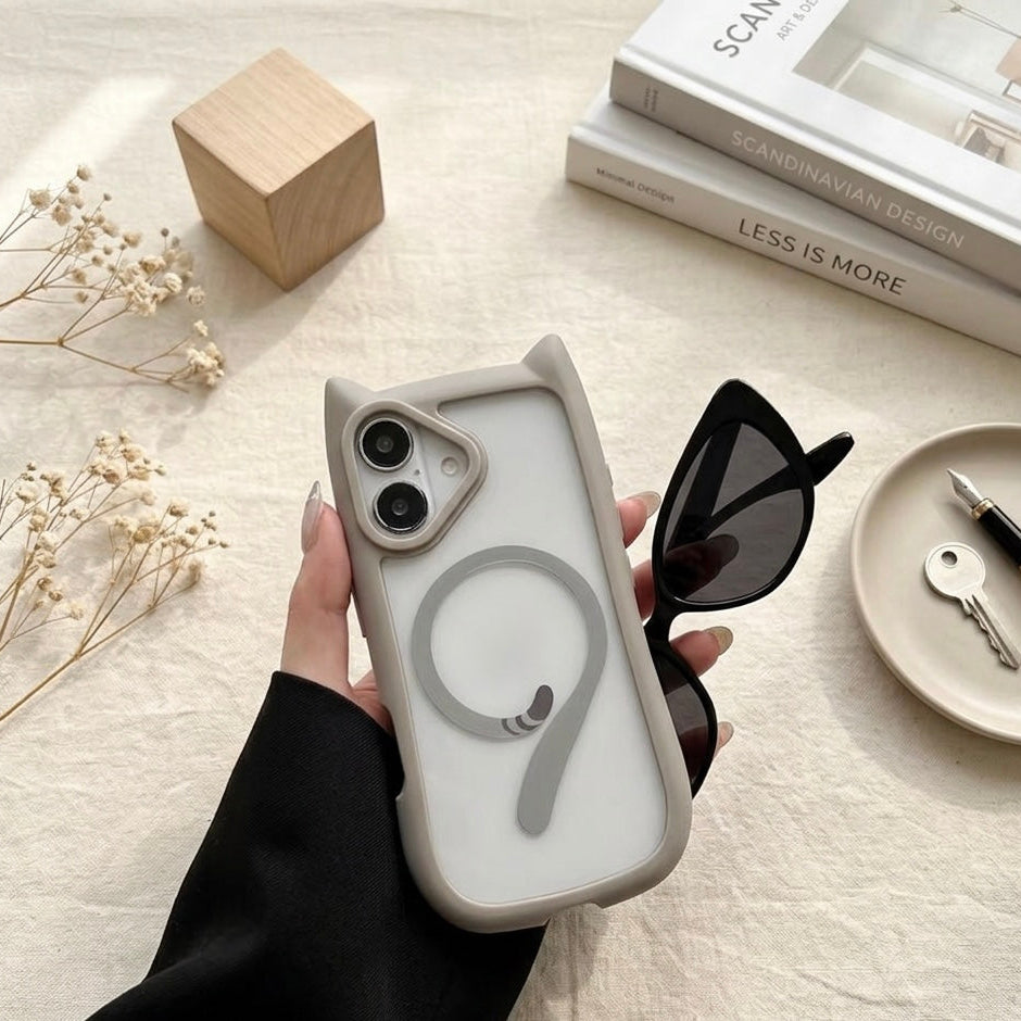 iPhone 3D Cat Ear Bumper Case with Magsafe