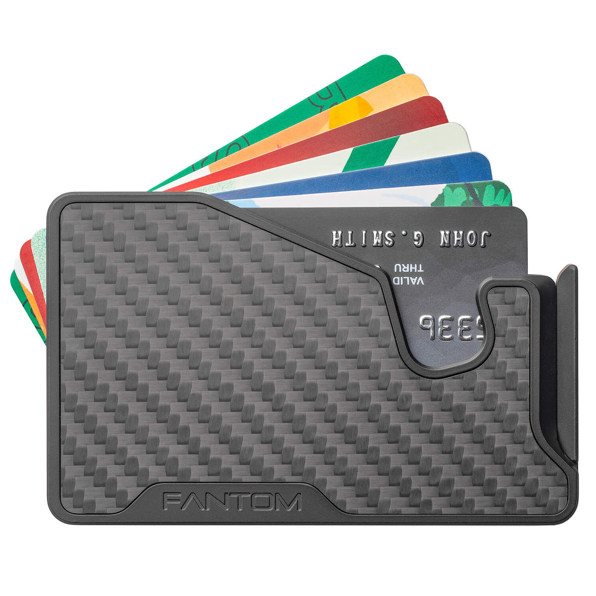 FANTOM X - Card Fanning Carbon Fiber Wallet (4-7) Cards