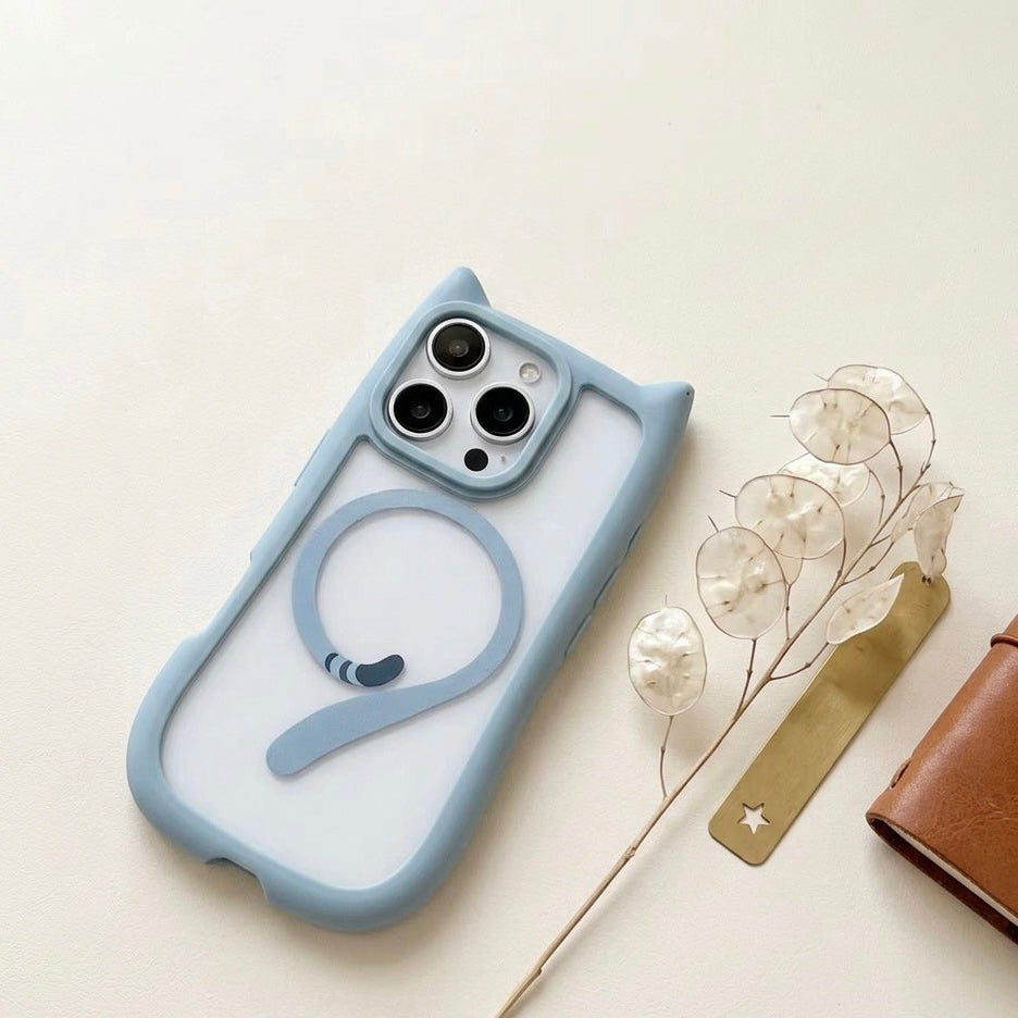 iPhone 3D Cat Ear Bumper Case with Magsafe