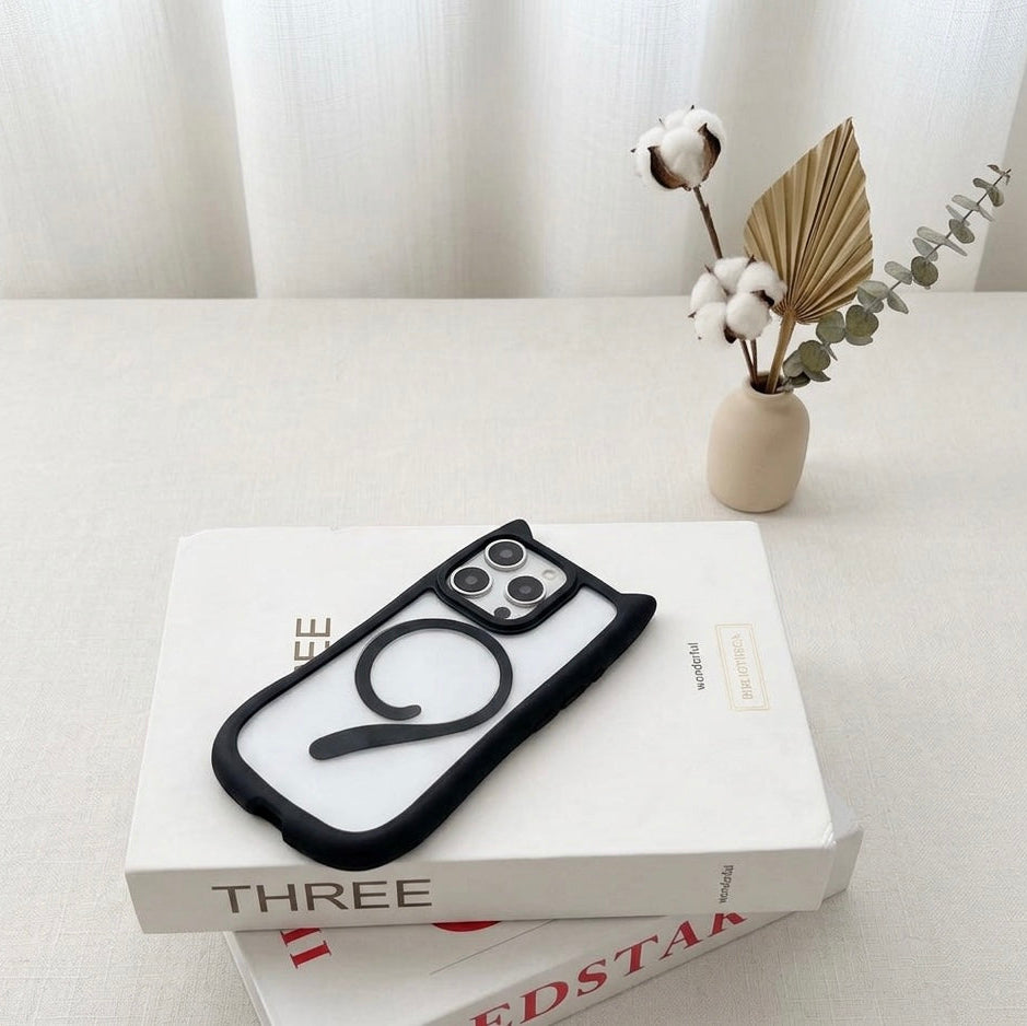 iPhone 3D Cat Ear Bumper Case with Magsafe
