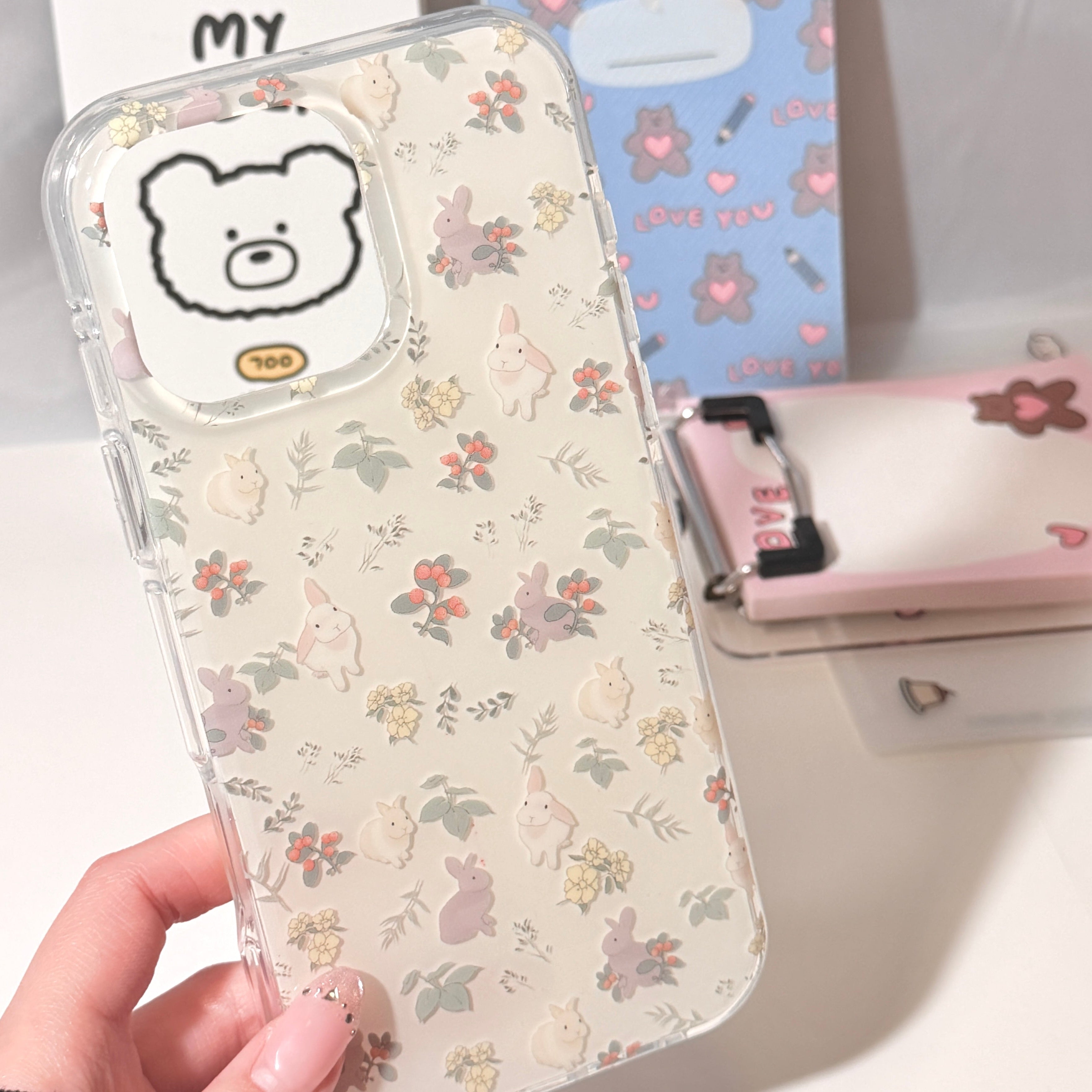 iPhone Bunny Blossom Garden Case