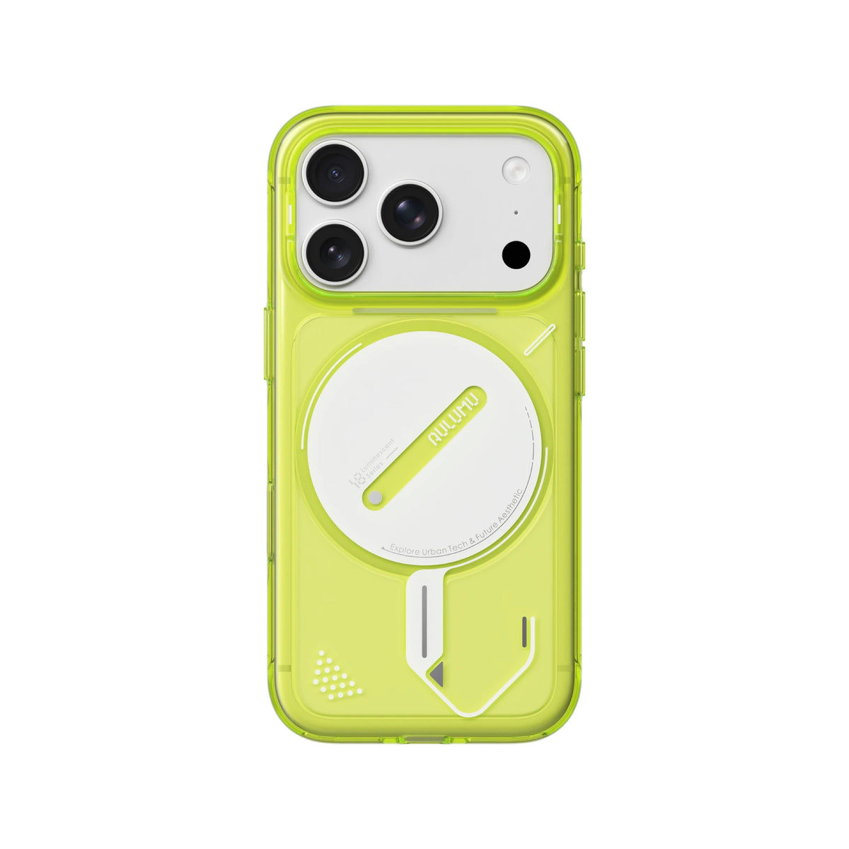 AULUMU iPhone 18 Pro/17 Pro Ghost Lumen Transparent Case
