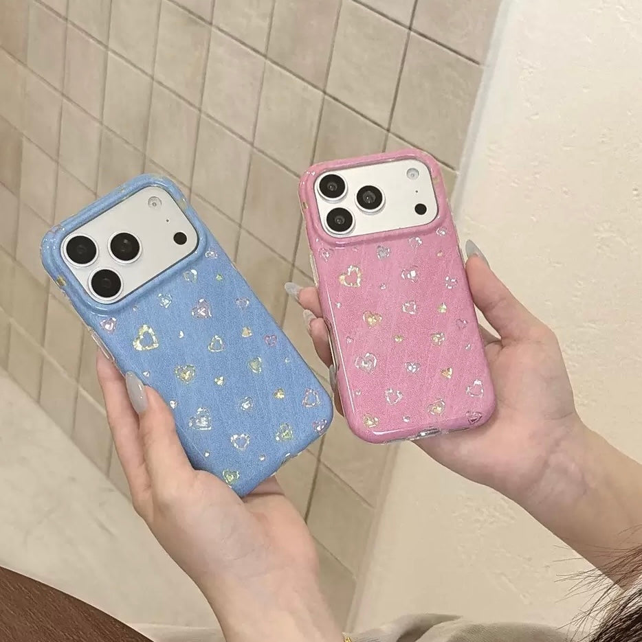 iPhone Colorful Heart Case