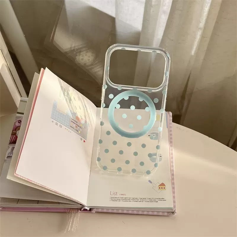 iPhone Transparent Dot Magsafe Case