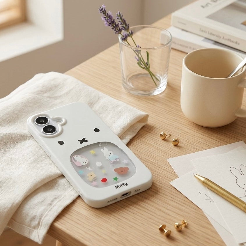 iPhone White Miffy Case