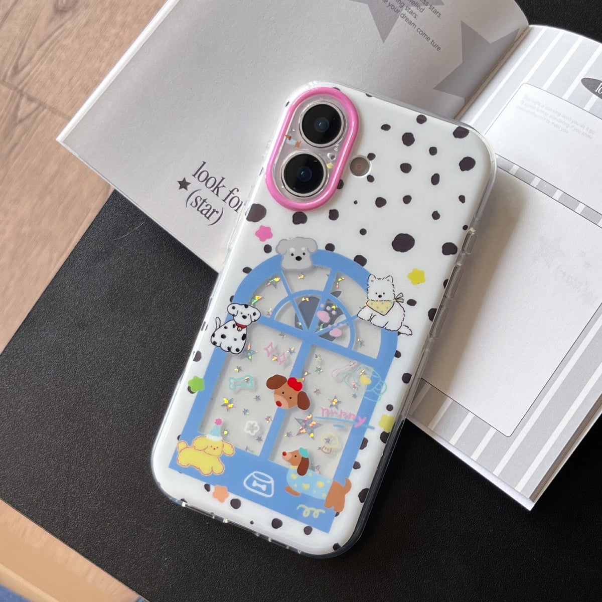 iPhone Puppies Window Case