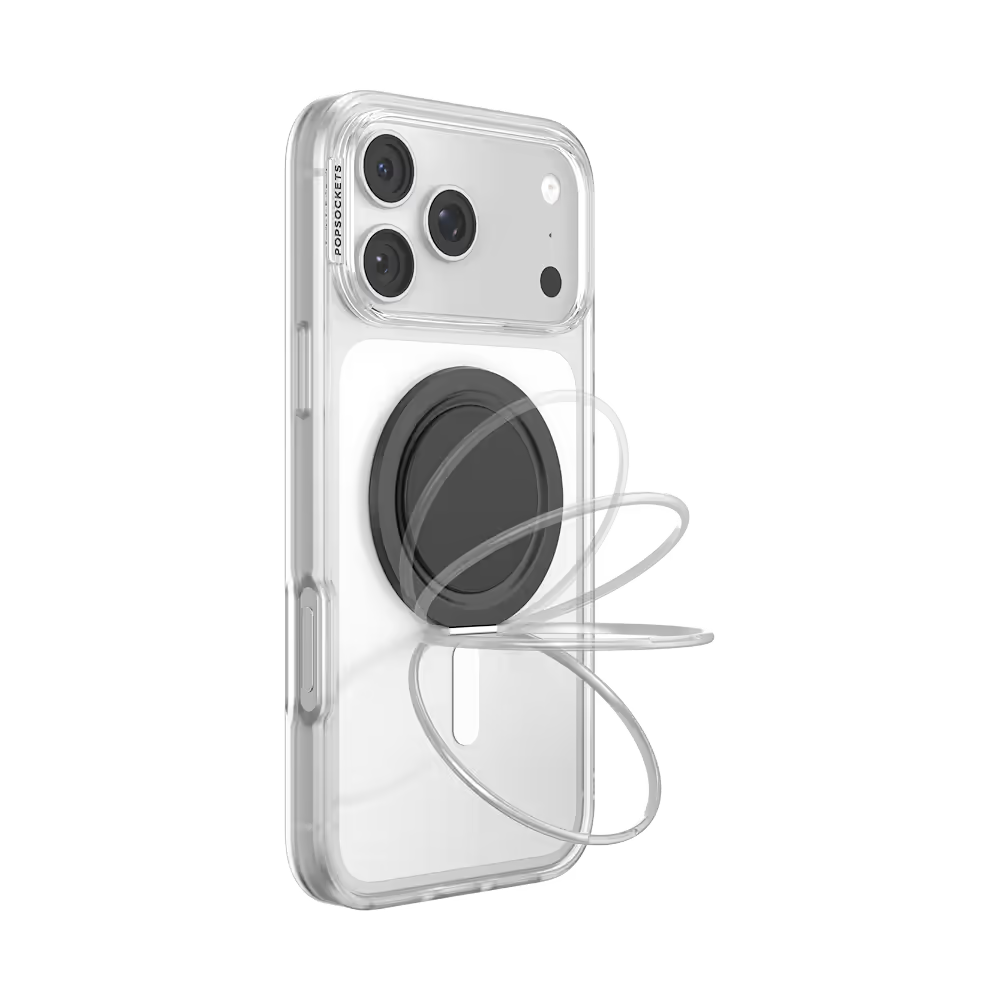 PopSockets MagSafe Low-Pro Grip & Stand - Black