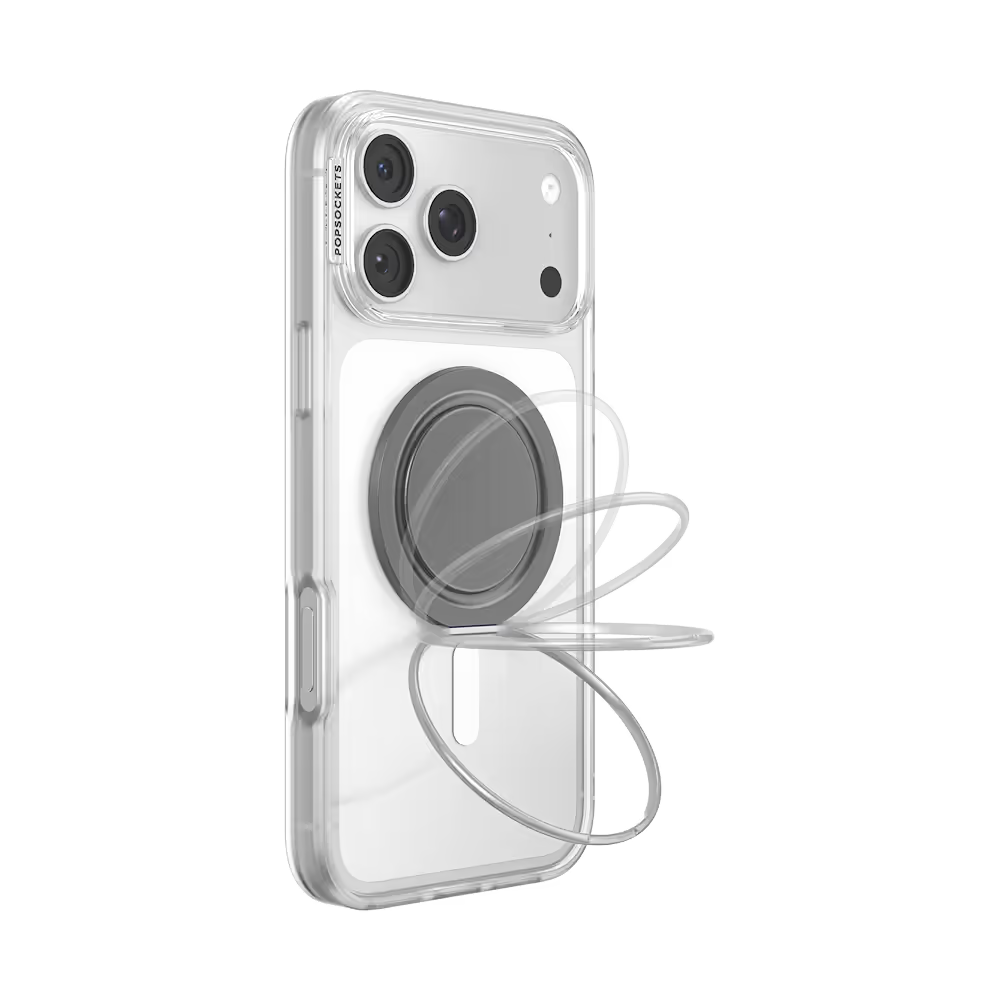 PopSockets MagSafe Low-Pro Grip & Stand - Gunmetal