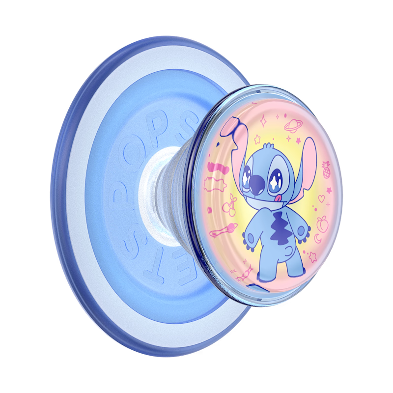 PopSockets PopGrip For MagSafe Round with Adapter Ring Jelly Star Stitch