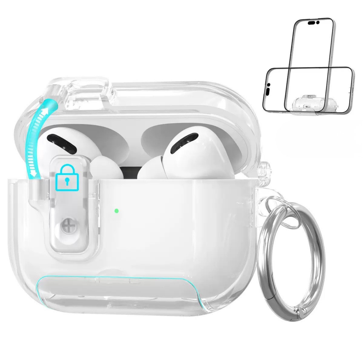 AirPods Transparent Stand Design Case