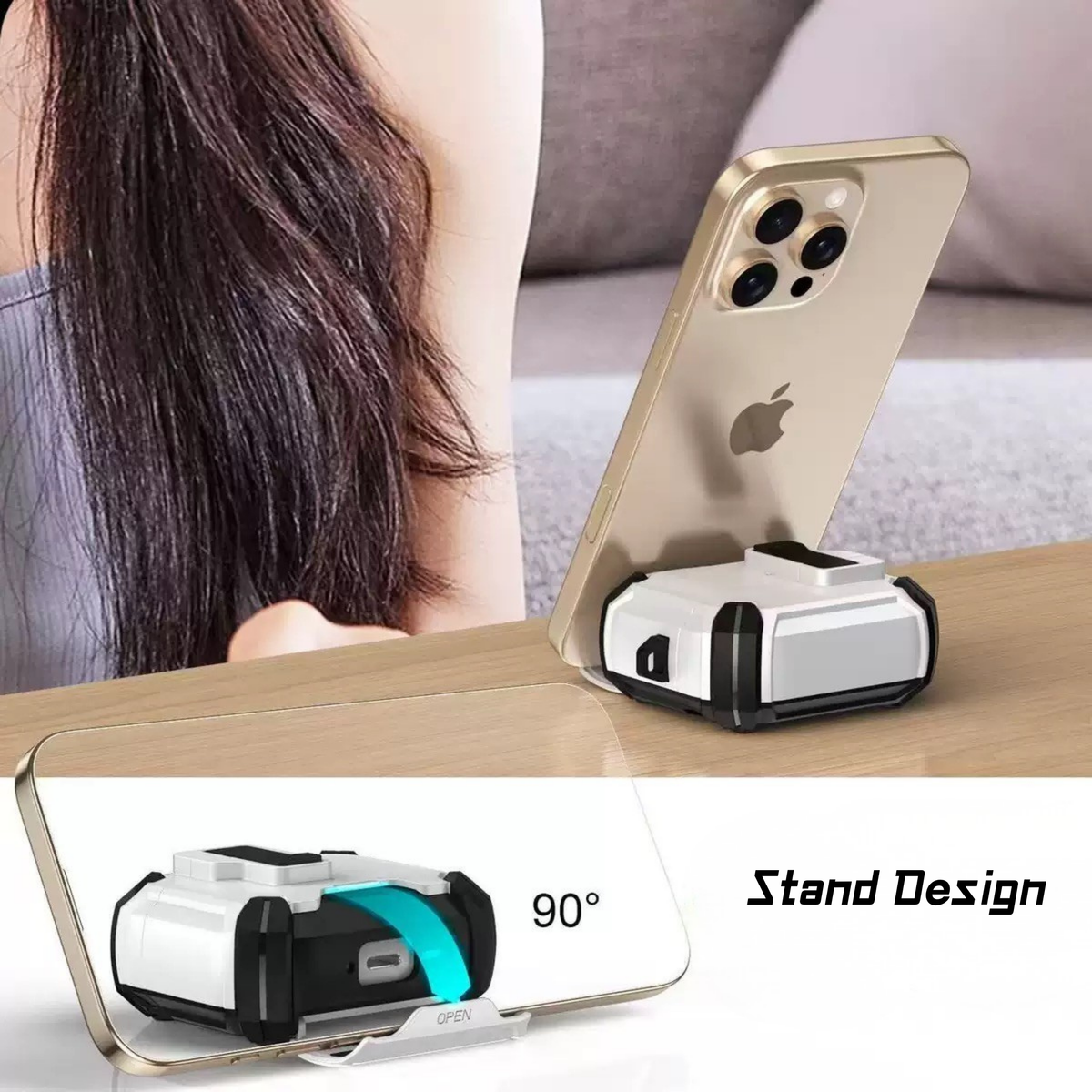 AirPods Mecha Stand Design Case
