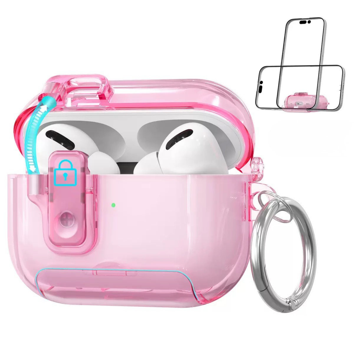 AirPods Transparent Stand Design Case
