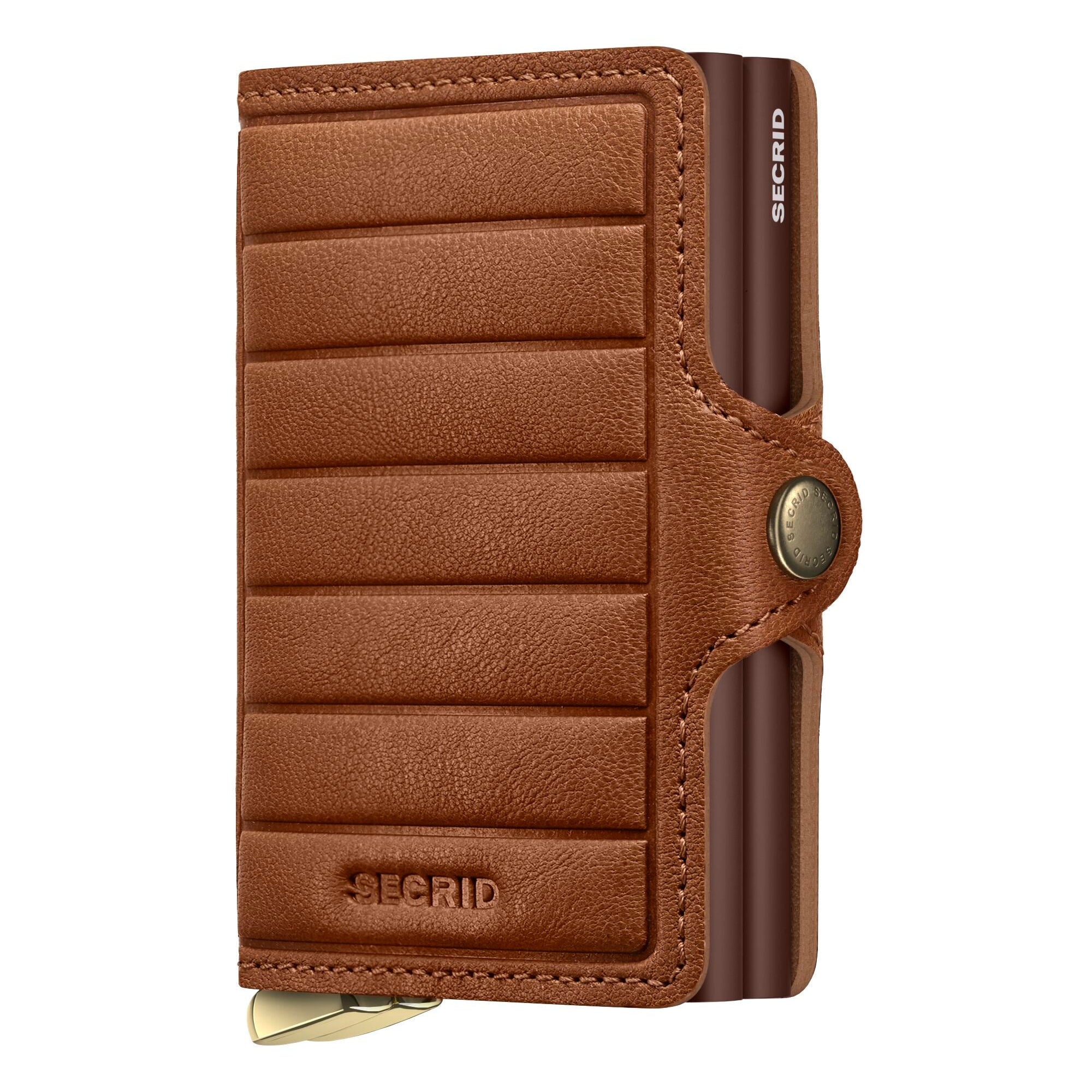 Secrid Premium Twinwallet Emboss Lines Cognac
