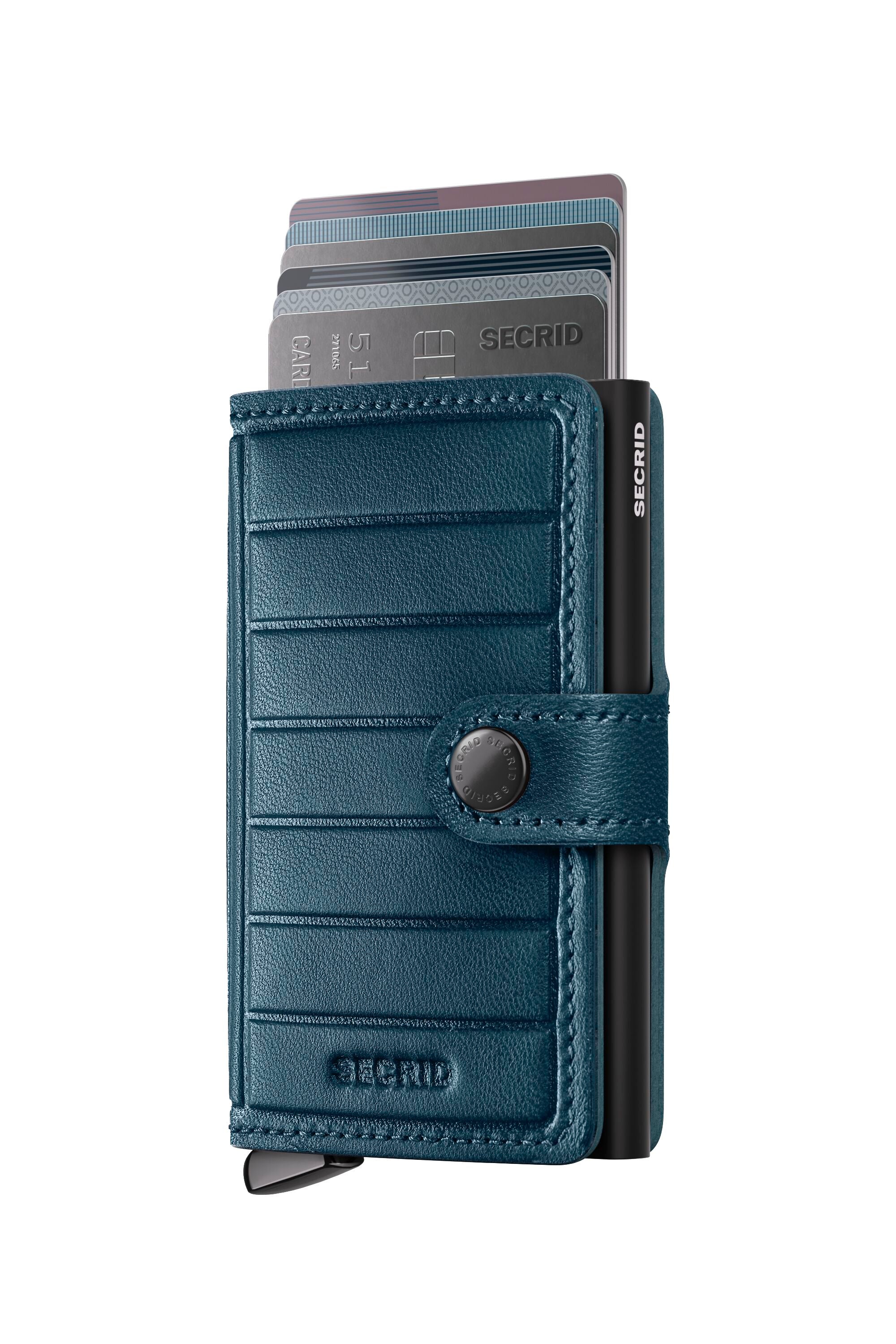 Secrid Premium Miniwallet Emboss Lines Teal