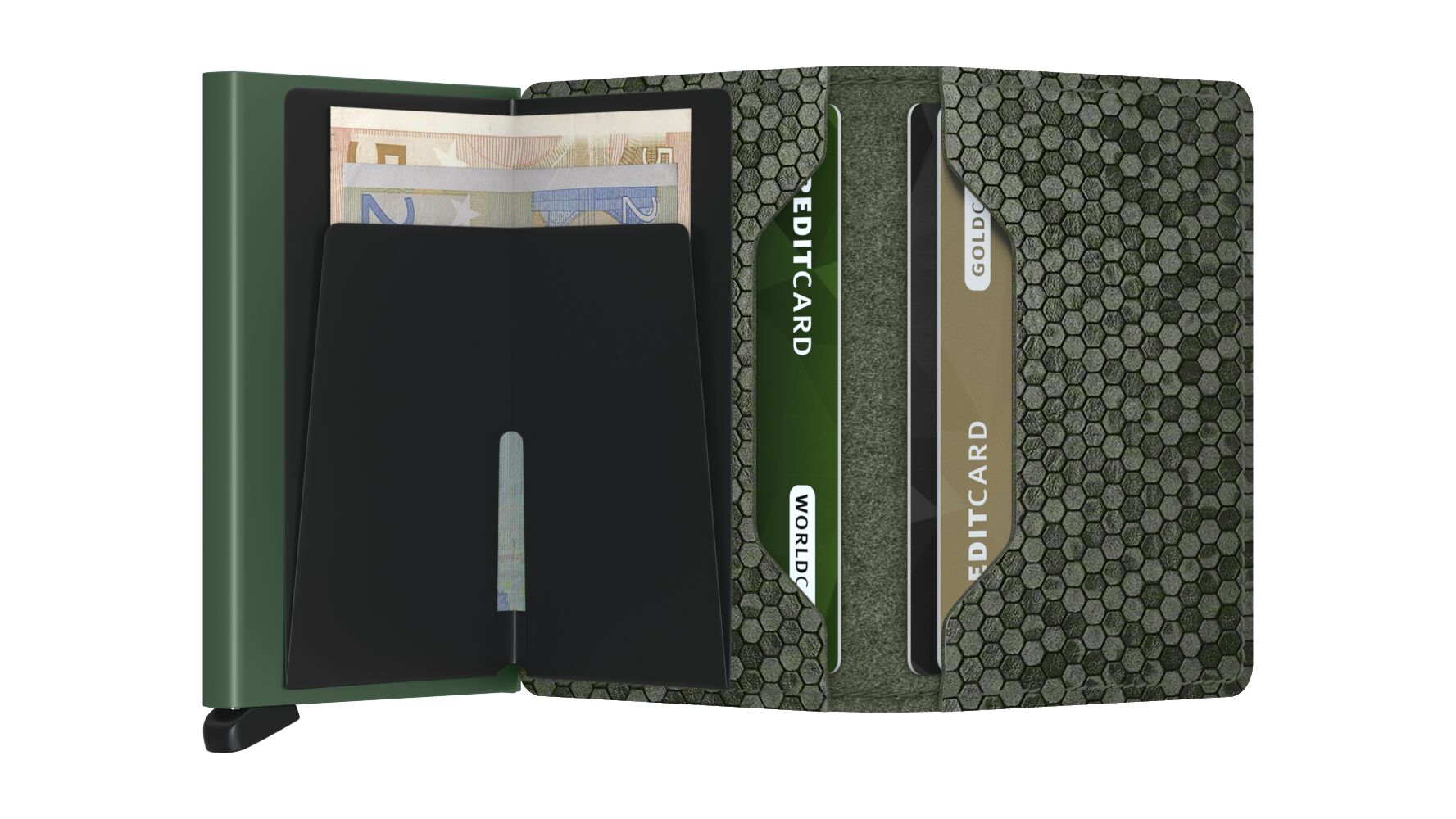 Secrid Slimwallet Hexagon Green