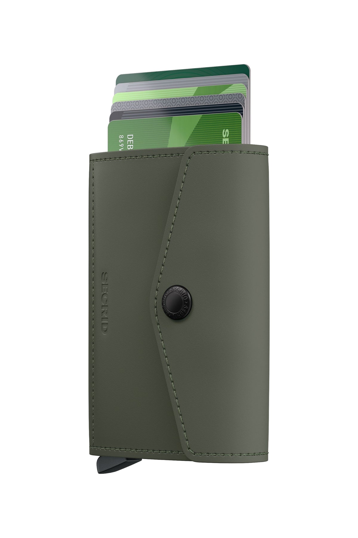 Secrid Envelope Wallet Matte Green-Black