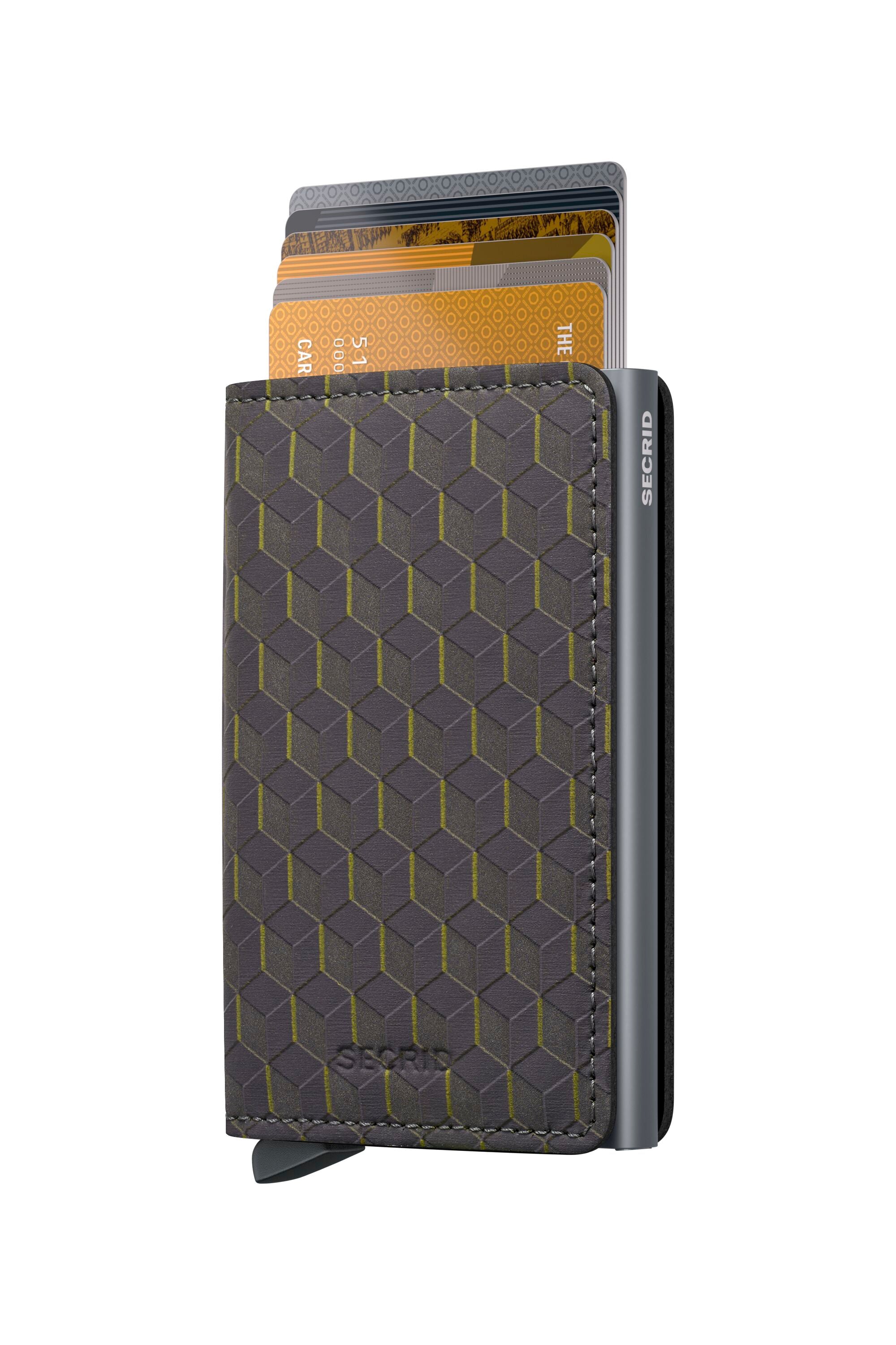 Secrid Slimwallet Optical Grey Yellow