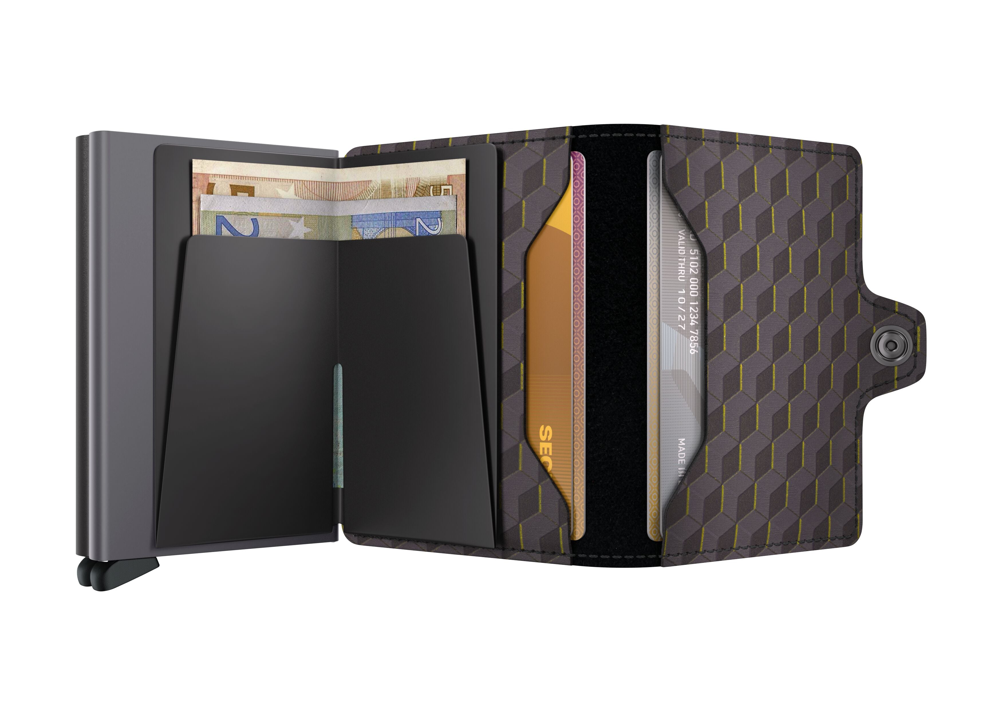 Secrid Twinwallet Optical Grey Yellow