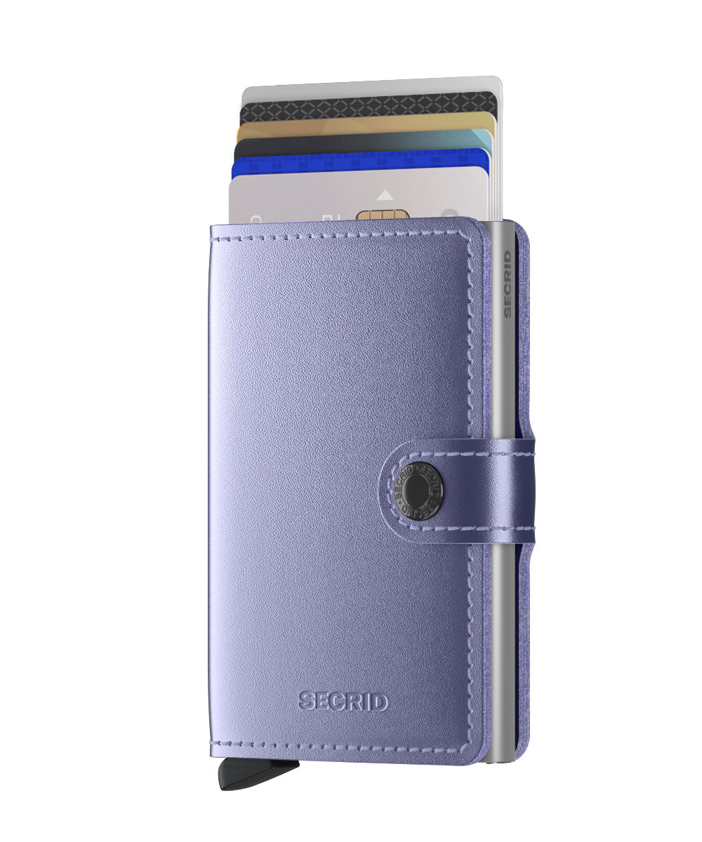 Secrid Miniwallet Metallic Lila