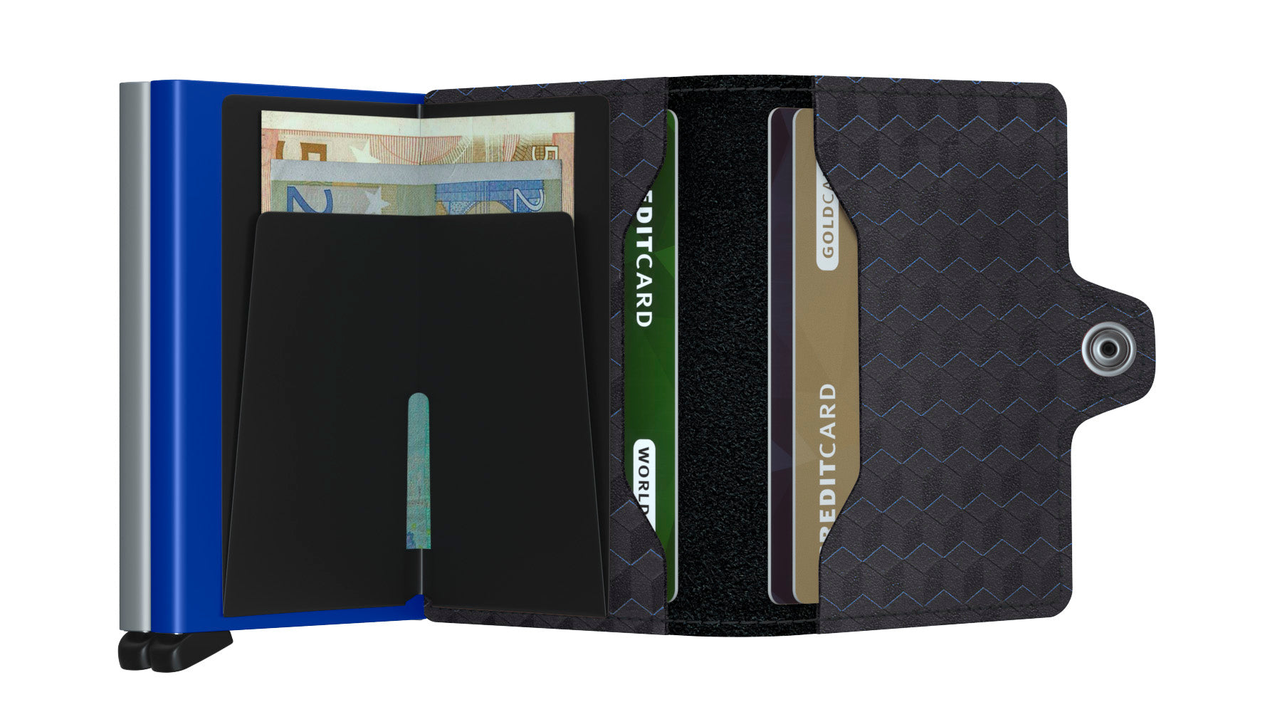 Secrid Twinwallet Optical Titanium Blue