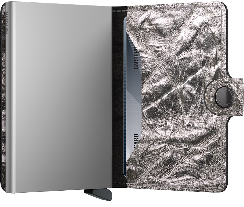 Secrid Miniwallet Crunch Silver