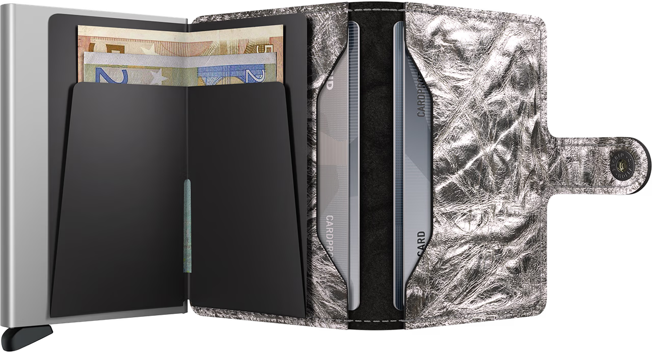 Secrid Miniwallet Crunch Silver