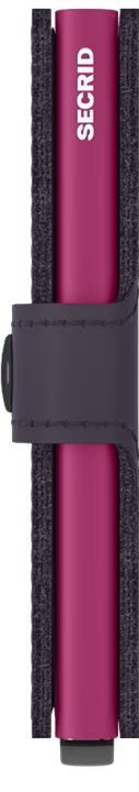 Secrid Miniwallet Matte Dark Purple-Fuchsia