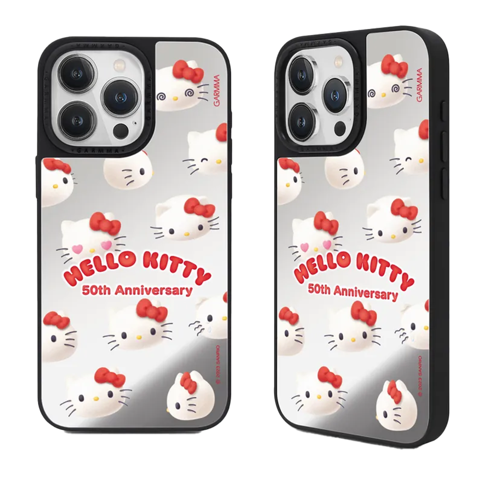 iPhone 15 Series GARMMA Sanrio Hello Kitty Face 50th Anniversary MagSafe Case